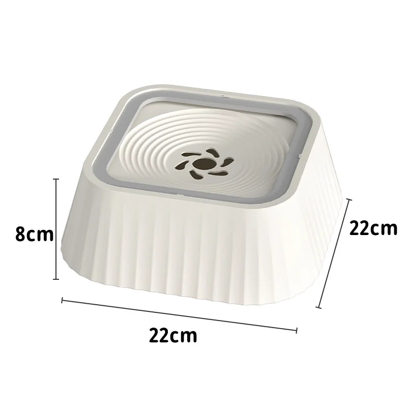 Anti-Spill Pet Water Bowl – Filtered Floating Design for Dogs & Cats