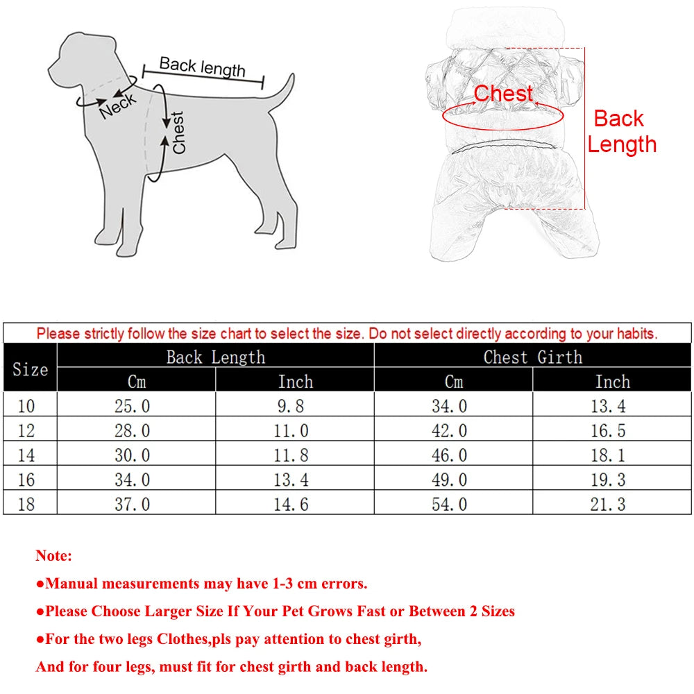 Winter Dog Jacket – Warm Coat for Small & Medium Pets