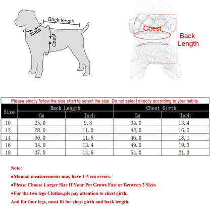 Winter Dog Jacket – Warm Coat for Small & Medium Pets