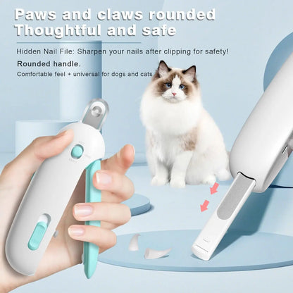 Adjustable Pet Nail Clippers – Professional Cat & Dog Grooming Tool with Safety Guard