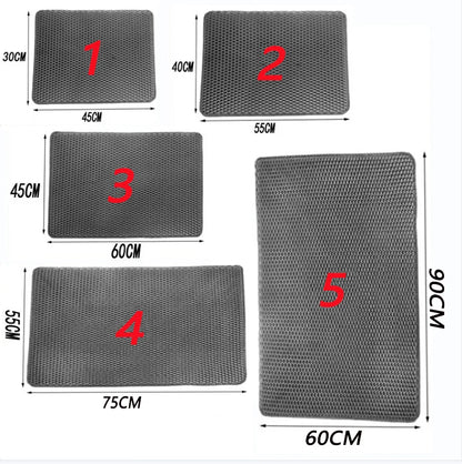 Large cat litter mat for mess-free home