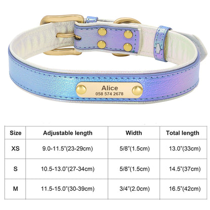 Personalized Cat & Dog Collar with Crystal Rhinestones – Adjustable Collar with Custom Engraved Anti-Lost ID Tag
