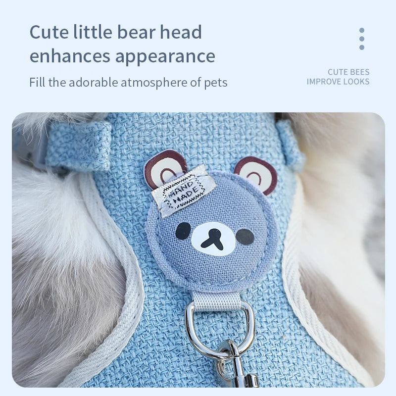 rabbit harness and leash set bunny vest