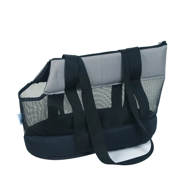 Small Pet Carrier Shoulder Bag – Breathable Travel Tote