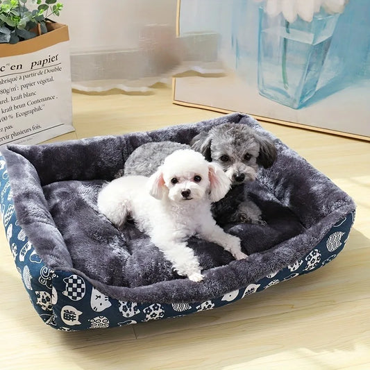 Luxury Soft Pet Bed for Dogs & Cats – Cozy Washable Sofa Basket for Small, Medium, and Large Pets