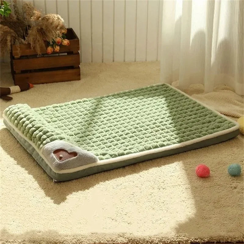 Winter Warm Dog Bed – Luxury Sofa Mat for Small & Medium Pets