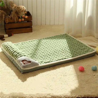 Winter Warm Dog Bed – Luxury Sofa Mat for Small & Medium Pets