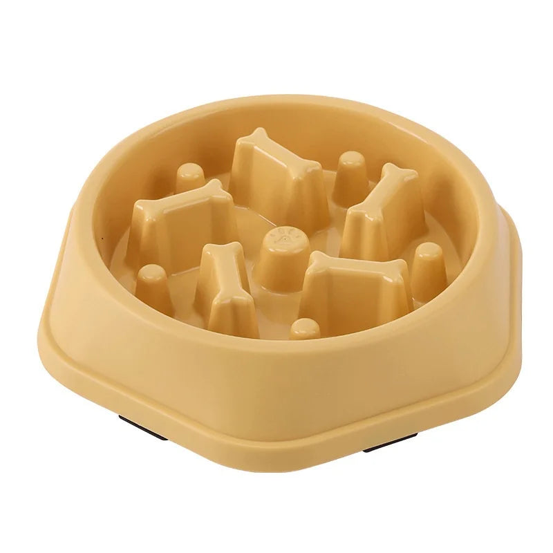 Slow Feeder Dog Bowl – Anti-Gulping Non-Slip Pet Dish