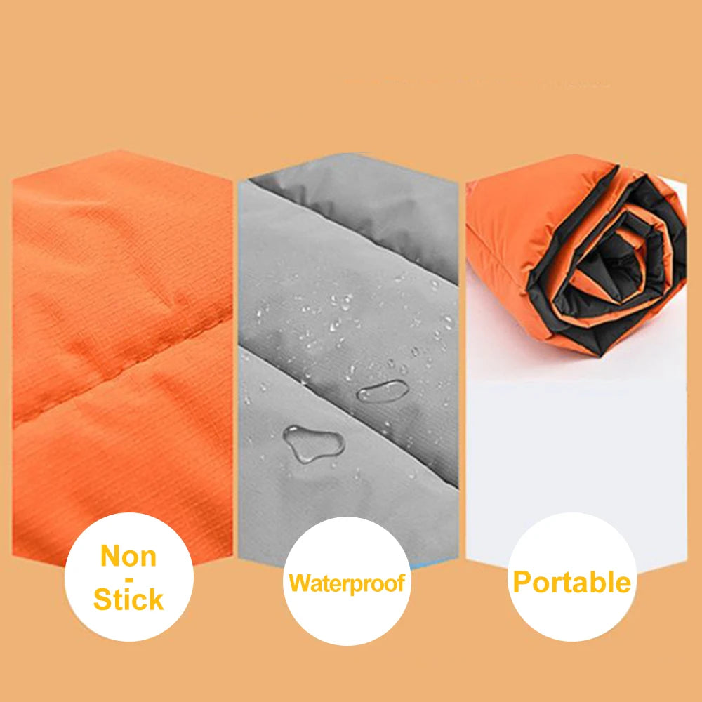 Portable Waterproof Pet Mat for Dogs – Foldable Travel Dog Bed with Handle, Easy to Carry & Clean