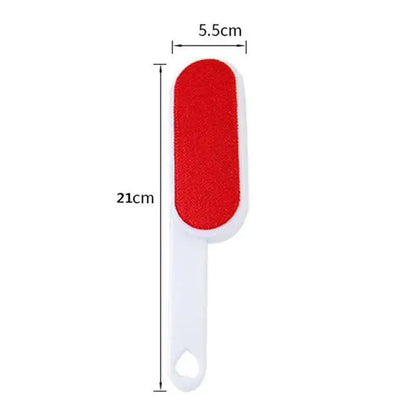 2-Sided Lint Remover Brush – Self-Cleaning Pet Hair Remover for Clothes, Sofa, Carpet – Reusable Cat & Dog Fur Roller