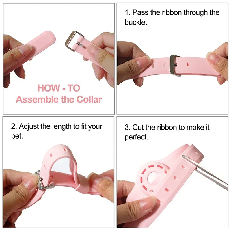 Silicone AirTag Pet Collar – Anti-Lost Tracker Holder