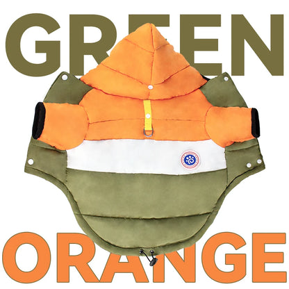 Winter Dog Jacket – Waterproof Cotton Coat for Small Dogs | Warm Pet Outfit for Chihuahua, Bulldog, Poodle, Maltese