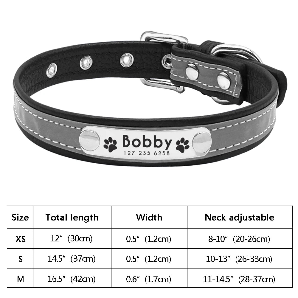 Personalized Cat & Dog Collar with Crystal Rhinestones – Adjustable Collar with Custom Engraved Anti-Lost ID Tag