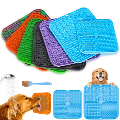 1. Dog lick silicone mat slow feeder
