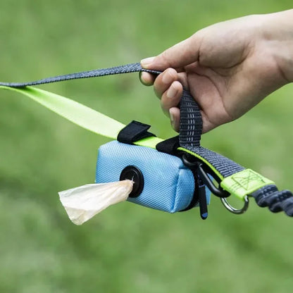 portable dog poop bag dispenser leash clip