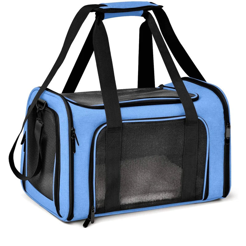 Pet Carrier Bag – Breathable Travel Tote for Dogs & Cats