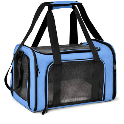 Pet Carrier Bag – Breathable Travel Tote for Dogs & Cats