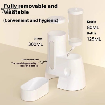 2in1 Hamster Feeder & Water Dispenser – Leakproof, Large Capacity