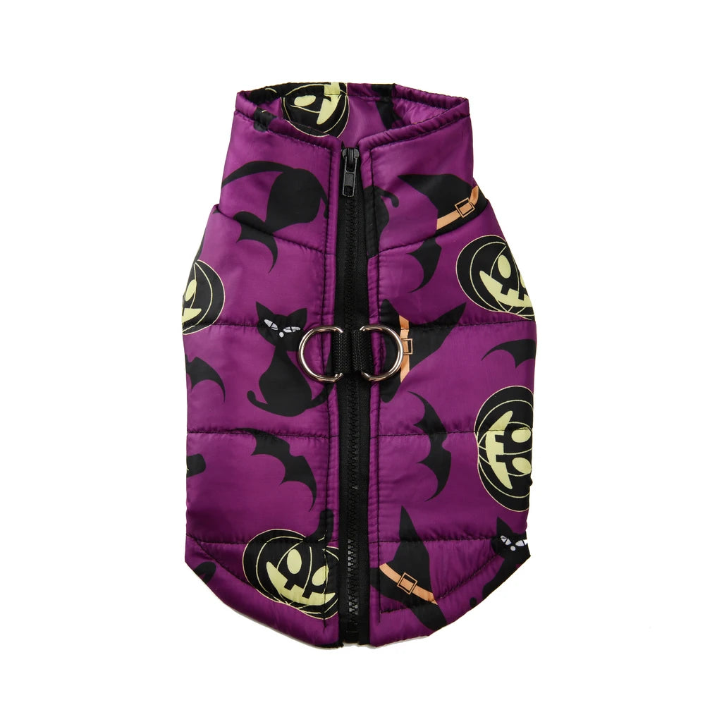 Windproof Halloween jacket for dogs and cats
