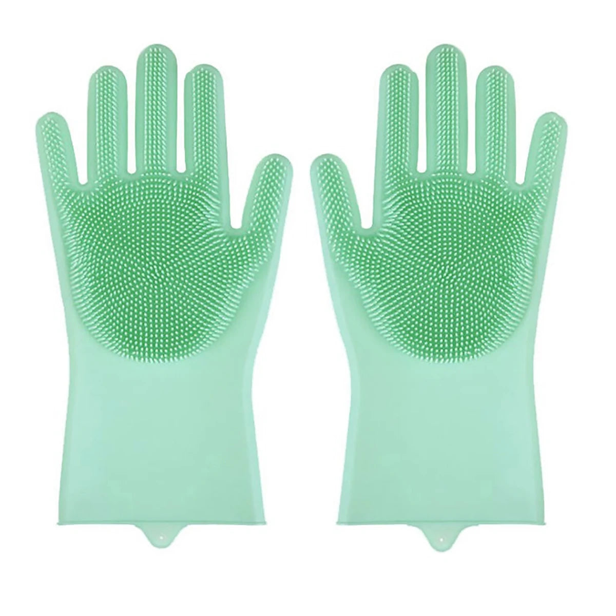 Silicone Pet Grooming Gloves – Bathing, Scrubbing & Hair Removal for Dogs & Cats