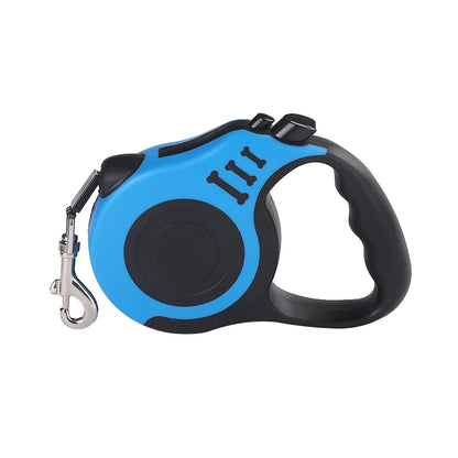 Retractable Dog Leash 3m/5m – Durable Nylon for Small Pets