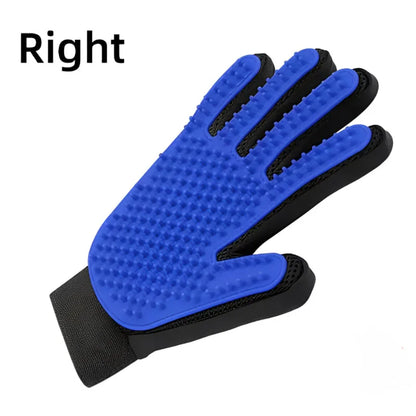 Pet Grooming Glove – Deshedding & Massage Glove for Cats & Dogs – Left or Right Hand