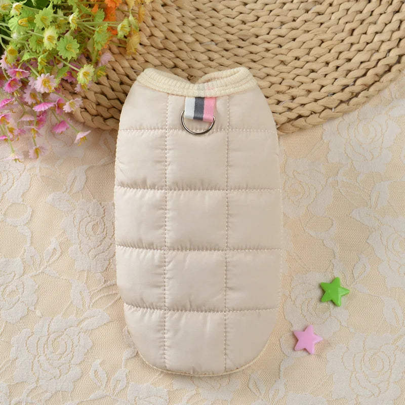 Soft lining dog coat for warmth and comfort
