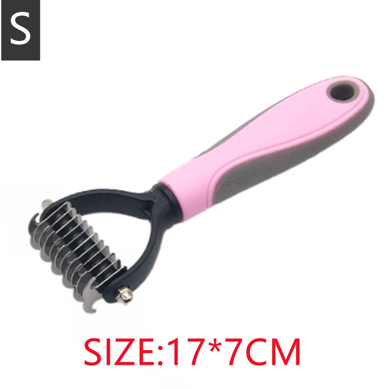 Pet Hair Removal Comb – Professional Dog & Cat Grooming Brush