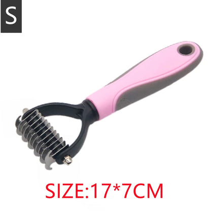 Pet Hair Removal Comb – Professional Dog & Cat Grooming Brush