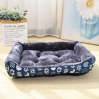 Luxury Soft Pet Bed for Dogs & Cats – Cozy Washable Sofa Basket for Small, Medium, and Large Pets
