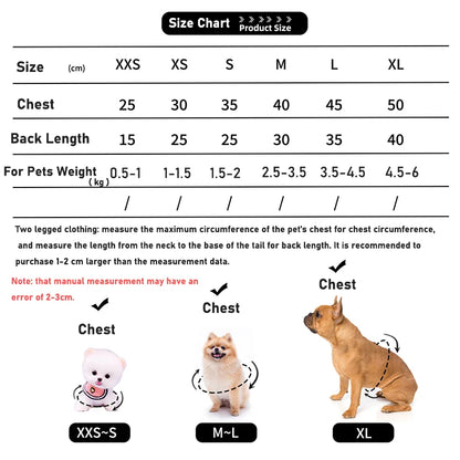 Cute Winter Dog Clothes – Warm Vest for Small Dogs & Cats