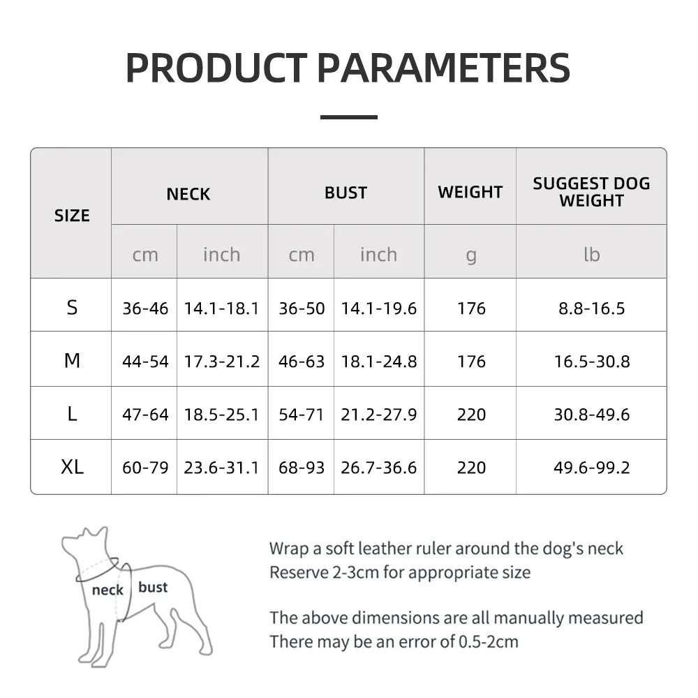 Reflective Dog Harness – Adjustable No-Pull Nylon Vest