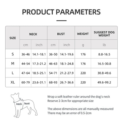 Reflective Dog Harness – Adjustable No-Pull Nylon Vest