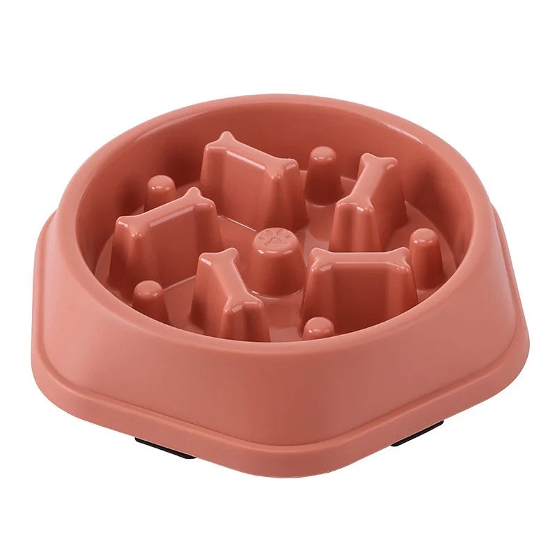 Slow Feeder Dog Bowl – Anti-Gulping Non-Slip Pet Dish