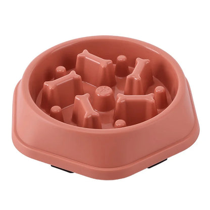 Slow Feeder Dog Bowl – Anti-Gulping Non-Slip Pet Dish