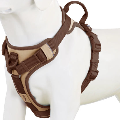 Luxury Dog Harness – No-Pull Adjustable Chest Strap in Chocolate Color