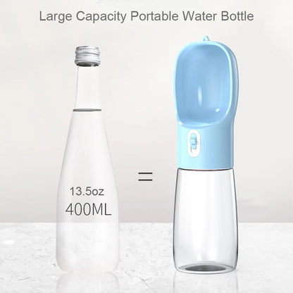 Leakproof Dog Water Bottle – Portable Travel Dispenser