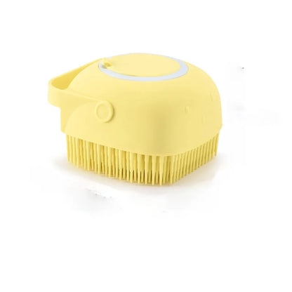 Pet Bath Brush – Silicone Grooming & Massage Tool