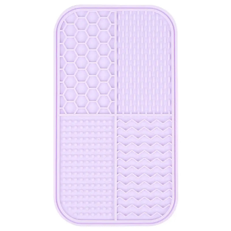 Blue silicone lick pad for small dogs and cats