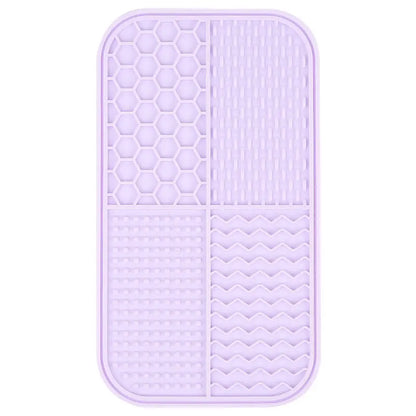 Blue silicone lick pad for small dogs and cats