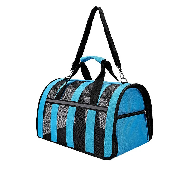 Breathable Pet Travel Bag – Portable Carrier for Dogs & Cats