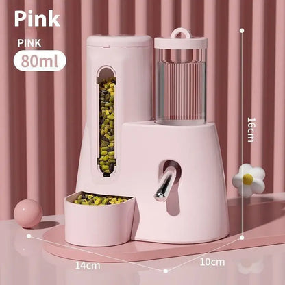 2in1 Hamster Feeder & Water Dispenser – Leakproof, Large Capacity