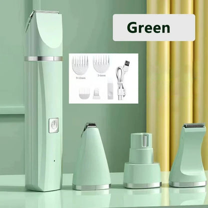 4-in-1 Electric Dog Clippers – Professional Pet Hair Trimmer