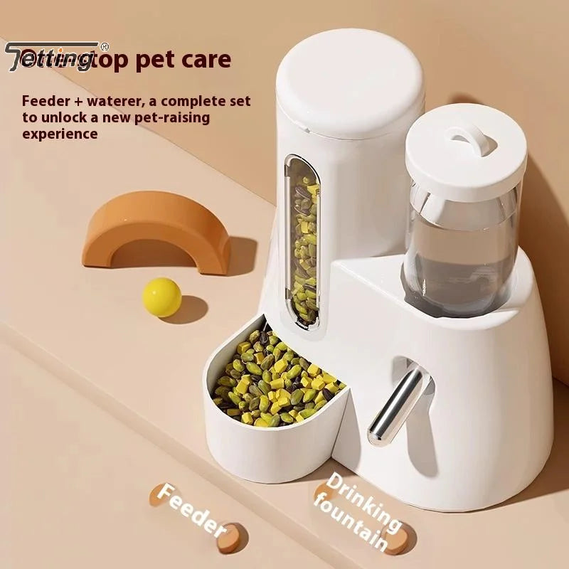 Durable plastic hamster feeding station easy to clean