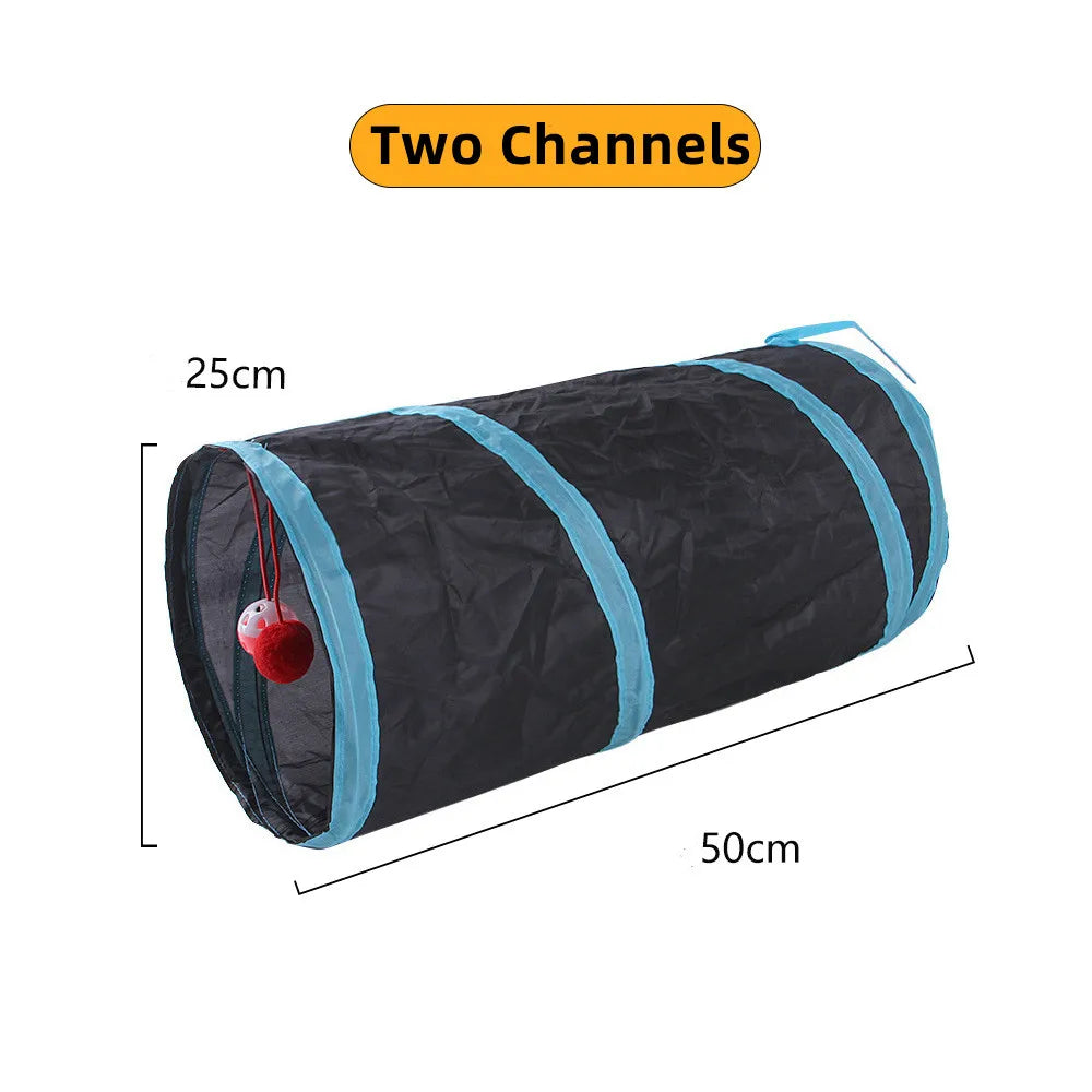 Foldable Cat Tunnel – Interactive Play Toy for Cats