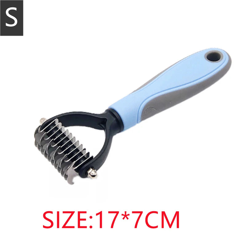 Pet Hair Removal Comb – Professional Dog & Cat Grooming Brush