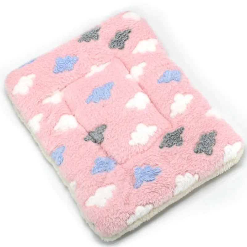 Soft Cat & Dog Bed Mat – Warm Plush Pet Sleeping Pad