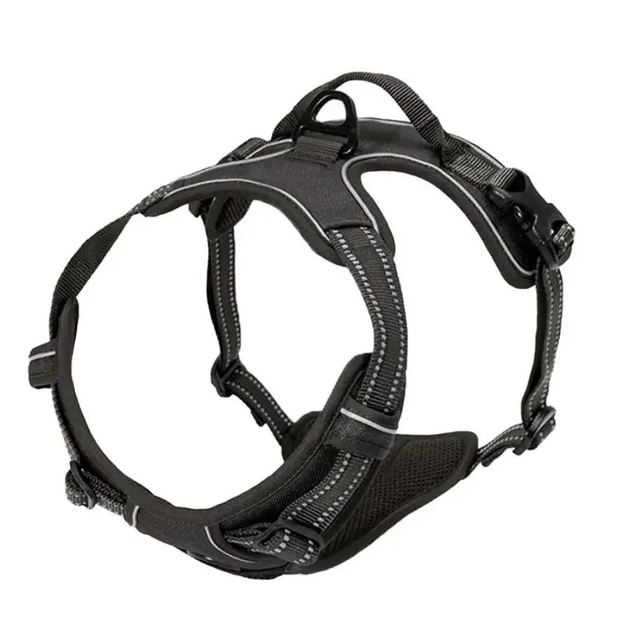 No Pull Dog Harness – Front Clip & Reflective