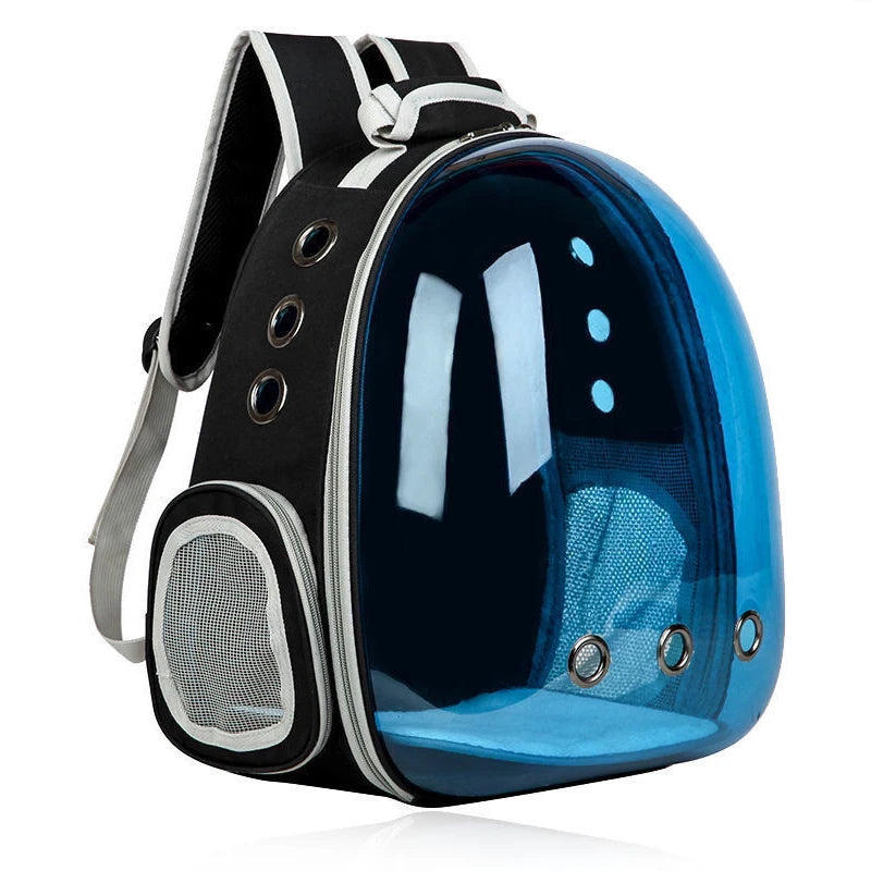 Pet Carrier Backpack – Transparent Space Capsule for Cats & Dogs