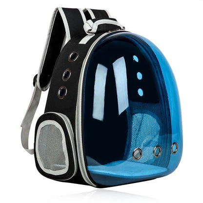 Pet Carrier Backpack – Transparent Space Capsule for Cats & Dogs